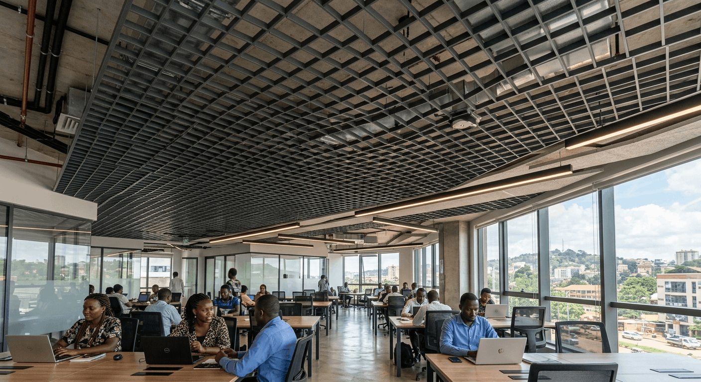 grid ceiling